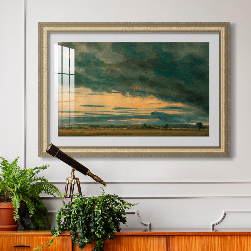 Étude des nuages, vers 1821 - John Constable - Estampe encadrée sur mesure, 24x34 INNER SIZE, Framed Print with Mat