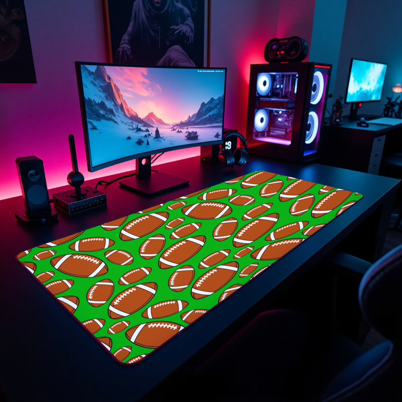 Polyester Desk Pad, 14.4x12.1