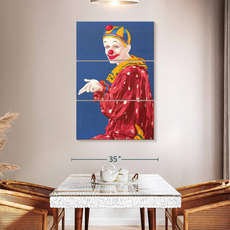Clown Leisha, H 65 po x l 42 po