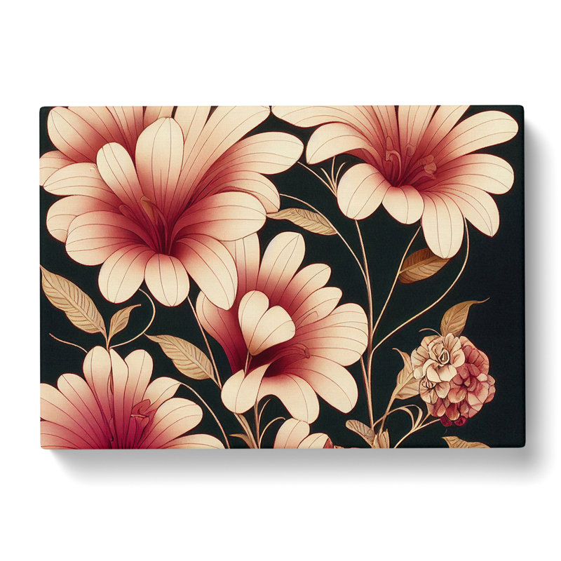 Stimulating Flowers - Wrapped Canvas, 35cm H x 50cm W x 3cm D