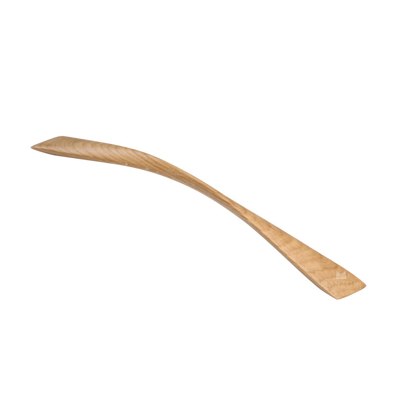 Arc Designer Wood Cabinet Pull, Oak, 8 13/16"