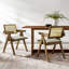 Ensemble de 2 fauteuils de salle à manger en cuir Thera-105770611-105770610