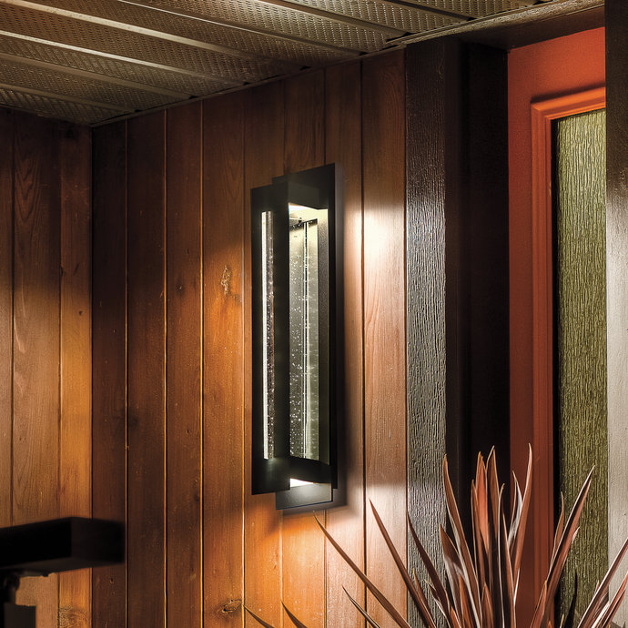 Huang LED Wall Light, Textured Black