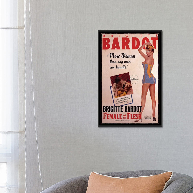 Female and the Flesh (The Light Across the Street Re-Issue) - Advertisements Print, 26" H x 18" W x 1.5" D, No Matte