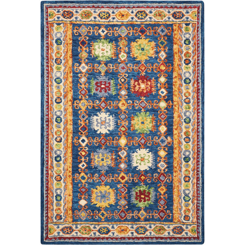 Foerster Wool Oriental Indoor Rug, Rectangle 5' x 7'6"