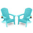 Ensemble de 2 chaises longues pliantes pour l'extérieur avec porte-gobelets pour terrasse et piscine