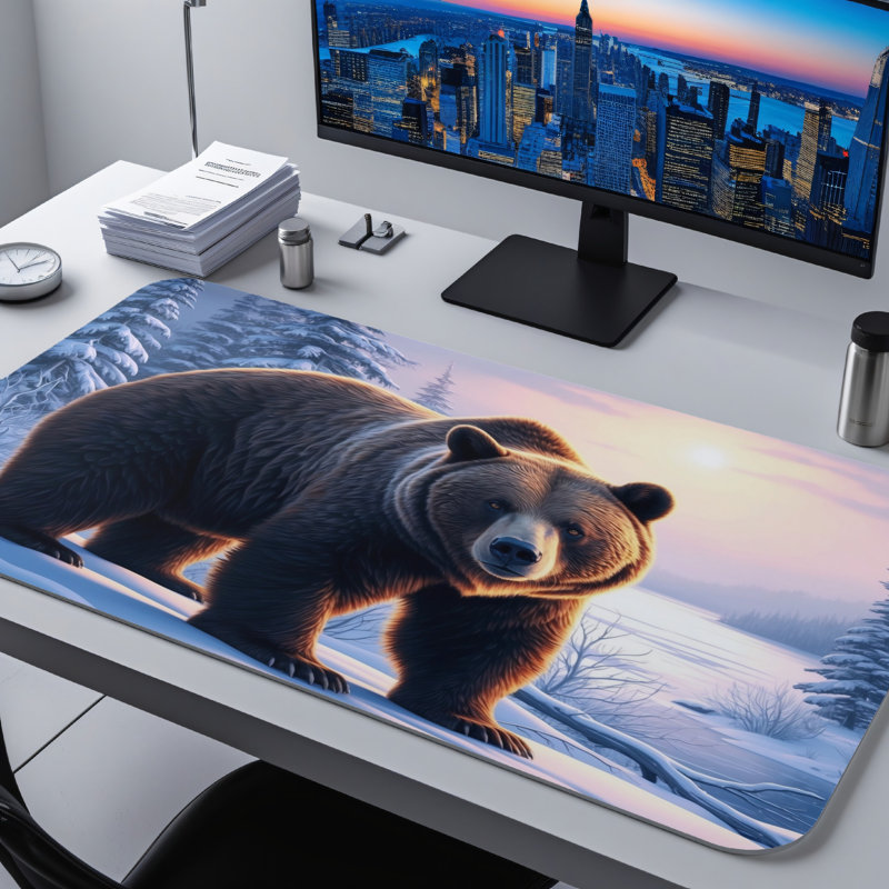 Polyester Desk Pad, 23.6x13.8