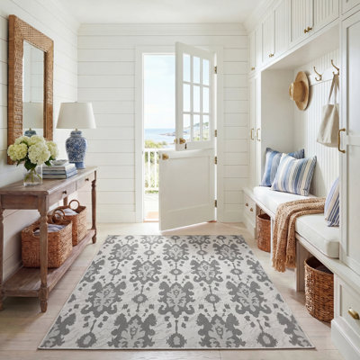 Tapis intérieur / extérieur Amedee Performance Ikat