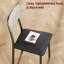 Ensemble de table de salle à manger rustique gris pour 4 avec 4 chaises rembourrées - table de cuisine en bois à bords biseautés, structure en métal robuste pour petits espaces et appartements-129936707-129936706-129936704-129936702