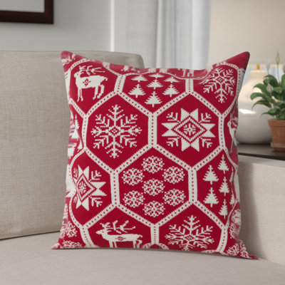 Coussin de noël carré en île fêtes fair Nederland