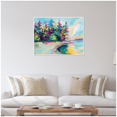 «King in Door County» par Rachel Christopoulos, reproduction d'art sur toile encadrée