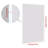 48"X32" Oversized Modern Rectangle Bathroom Mirror With White Frame Decorative Large Wall Mirrors For Bathroom Living Room Bedroom Vertical Or Horizontal Wall Mounted Mirror With Aluminum Frame-488212764-488212763