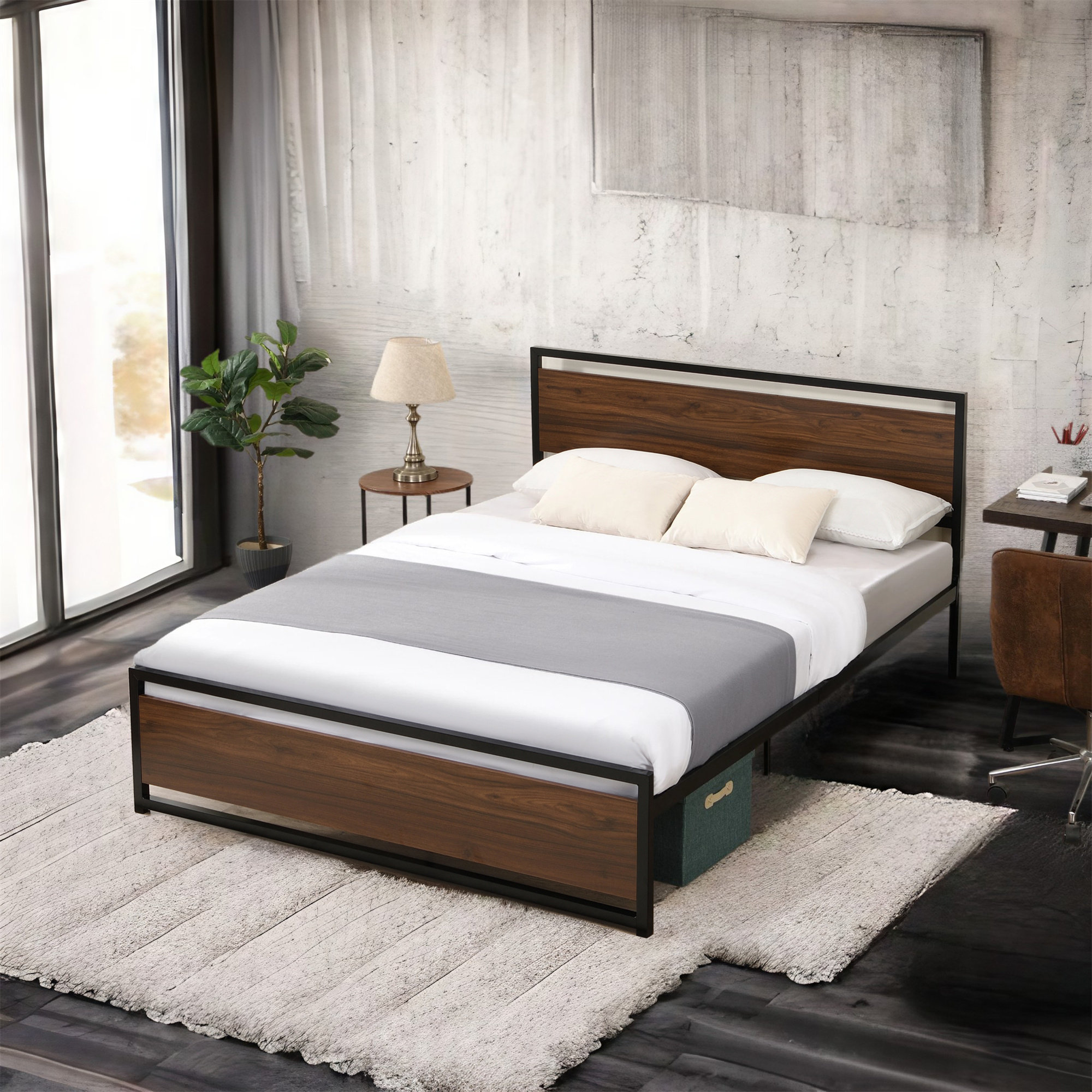 17 Stories Platform Bed | Wayfair