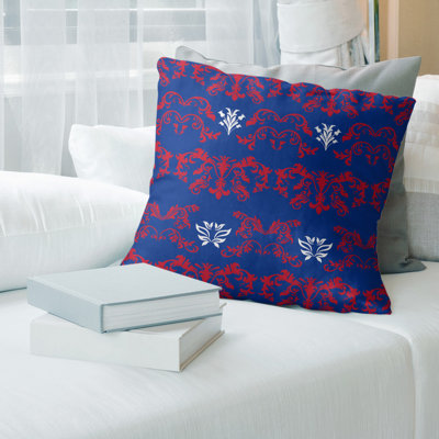 Damask Reversible Pillow Cover