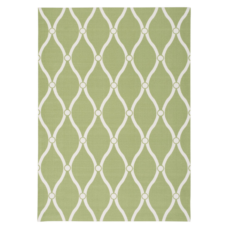 Tapis intérieur / extérieur vert Ammadies
