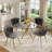 Elegant Round Glass Dining Table Set-1691476187-1691476190-1697343559