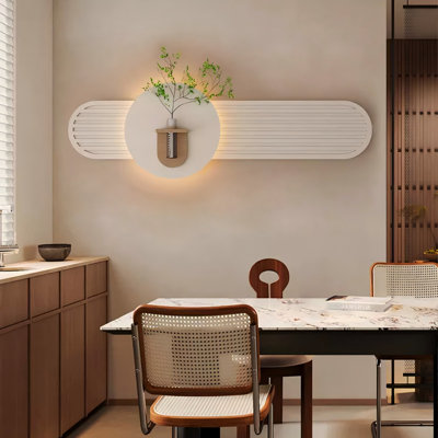 Creamy Style Creative Wall Decoration with Remote Control LED Light