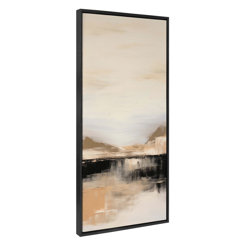 Abstract Landscape Framed Canvas Wall Art