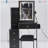 29.2" Small Size Left Bedside Cabinet Vanity Table + Cushioned Stool,2 AC+2 USB Power Station,Hair dryer bracket,Extra Large Touch Control Sliding LED Mirror,Tri-color Switching,Brightness Adjust-702067148