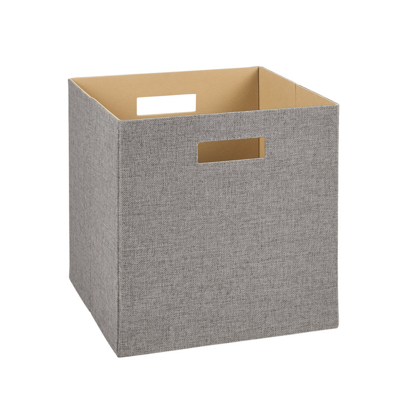 Decorative Storage Large Fabric Drawer Cube by ClosetMaid 33cm, Grey