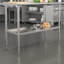 Galvanized Steel Adjustable Add-On Work Table Restaurant Shelf for Work Tables-807348777