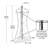 79.5'' H x 20'' W Metal Obelisk Trellis
