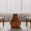 Ikerne Farmhouse Kitchen Table Vase-shaped Pedestal Dining Table Circular For 4/6/8-427910744-427910745