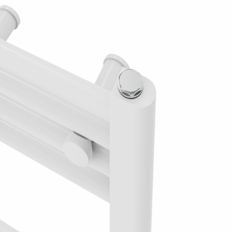 Straight Towel Rail Heated Towel Rails, 140 cm H x 50 cm W x 3 cm D, White