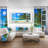 " Window Open To Beach With Palm " by Db-rus-1617894499-1617894508