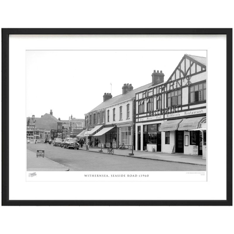 Withernsea, Seaside Road C1960 by Francis Frith - Single Picture Frame Print, 60cm H x 80cm W x 2.3cm D