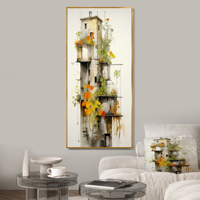 Minimalisme botanique, tours de la jungle II - art mural tours