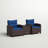 Chunn 2 - Person Patio Conversation Sets with Cushions-268894460-329014503