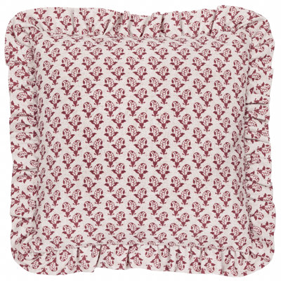 Floral Square Pillow Cover