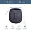 IDEALIST Textured Concrete Effect Oval Face Planter, Indoor Head Plant Pot for Indoor Plants-1163172226-1163172224