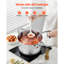 VEVOR Non-Stick Ceramic and Glass Stainless Steel Stock Pot-1625483890