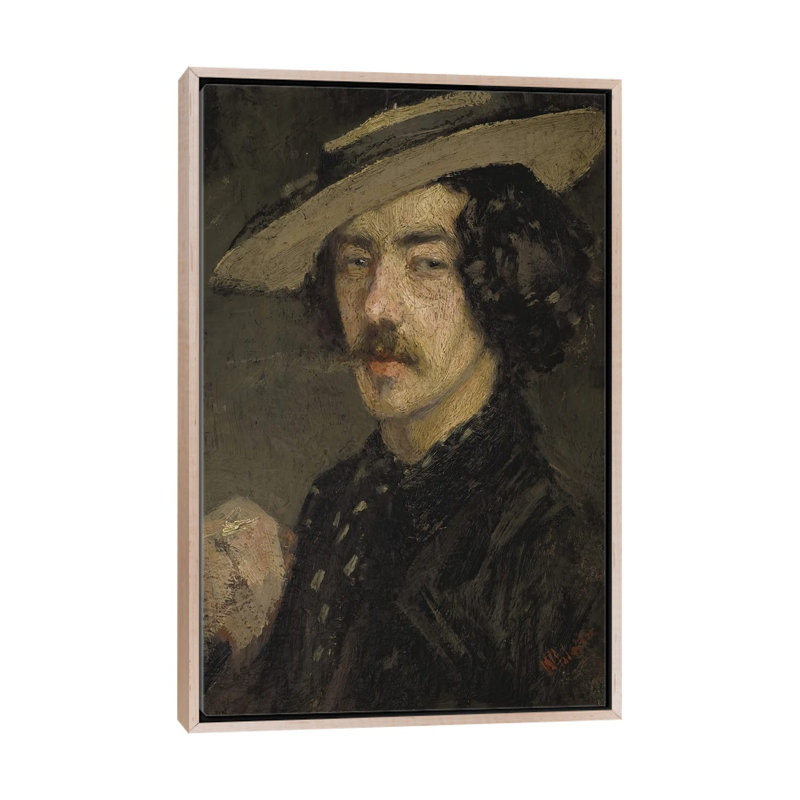 Print, 152.4 cm H x 101.6 cm W x 4.445 cm D, Natural Wood