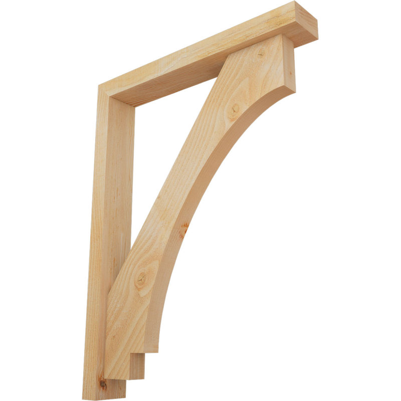 Support de bloc impérial avec entretoise décalée, 34 x 26, Sapin Douglas de l 4 po (scié brut)