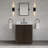 Water Creation Oxford 30" In. Single Sink Mid-Century Style Bathroom Vanity-703030008