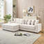 Chaise longue réversible de 111 po avec porte-gobelets-1335099569