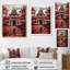 Opéra du Vietnam «Crimson I» sur toile-1383974266-1383974210