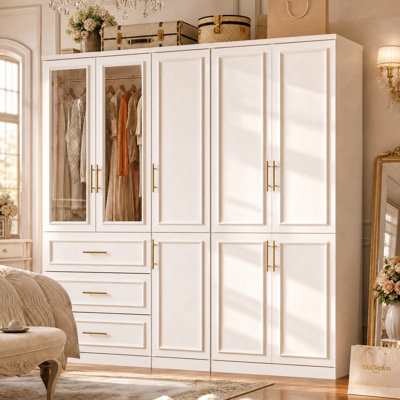 Ensemble de garde-robe 3 pièces Abbate pour votre chambre à coucher