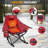 Heated Rocking Chair with Power Bank, Adjustable Temperature Oversized Portable Foldable Camping Chair-1422854577