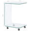 Brette Glass Top C Table End Table