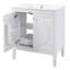 Meuble-lavabo blanc 30 po sans assemblage