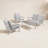 Landing 4 Piece Sofa Seating Group with Cushions-1783123378