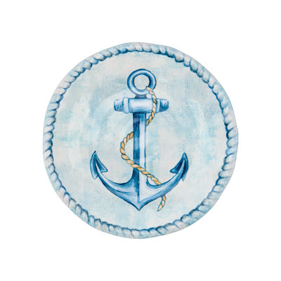 12-Piece Sail Away Melamine 6" Plate