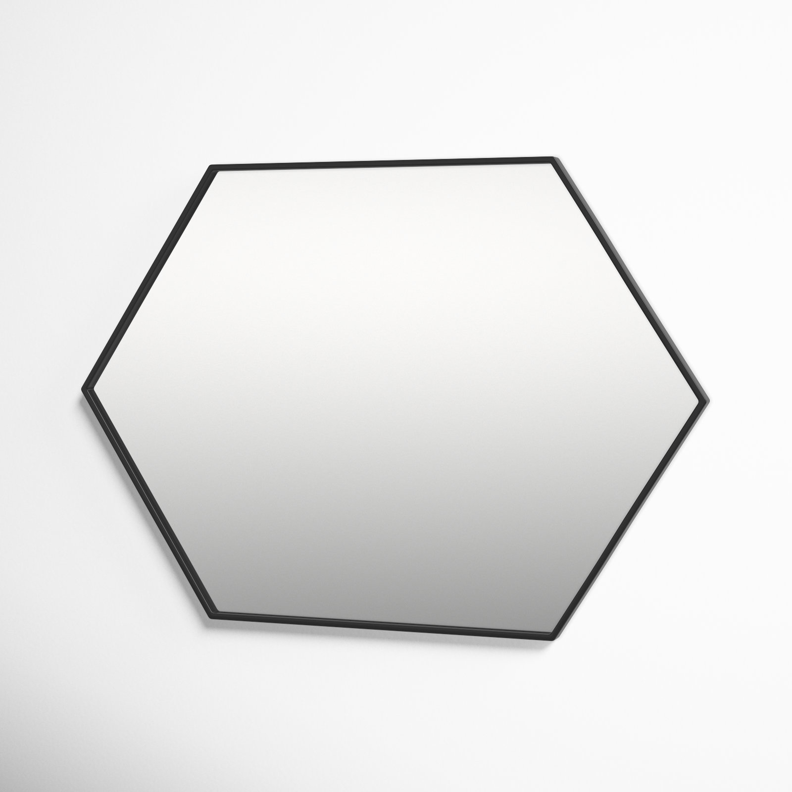Sabine Accent Mirror, 34" H x 24" W, Black