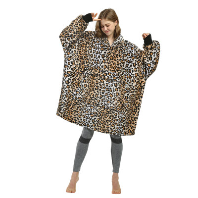 Surdimensionné Catalonia Sweat à capuche avec couverture, molleton portable, cadeau pour adultes hommes femmes