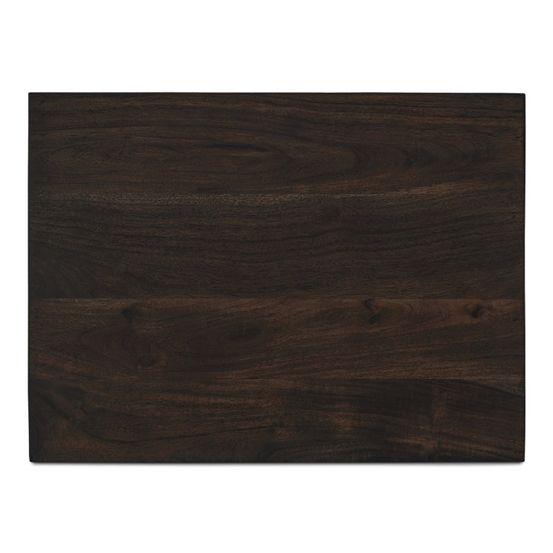 Madagascar 1 - Drawer Solid Wood Nightstand, Dark Brown