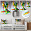 Impression murale multicolore en verre Fashion-530215451